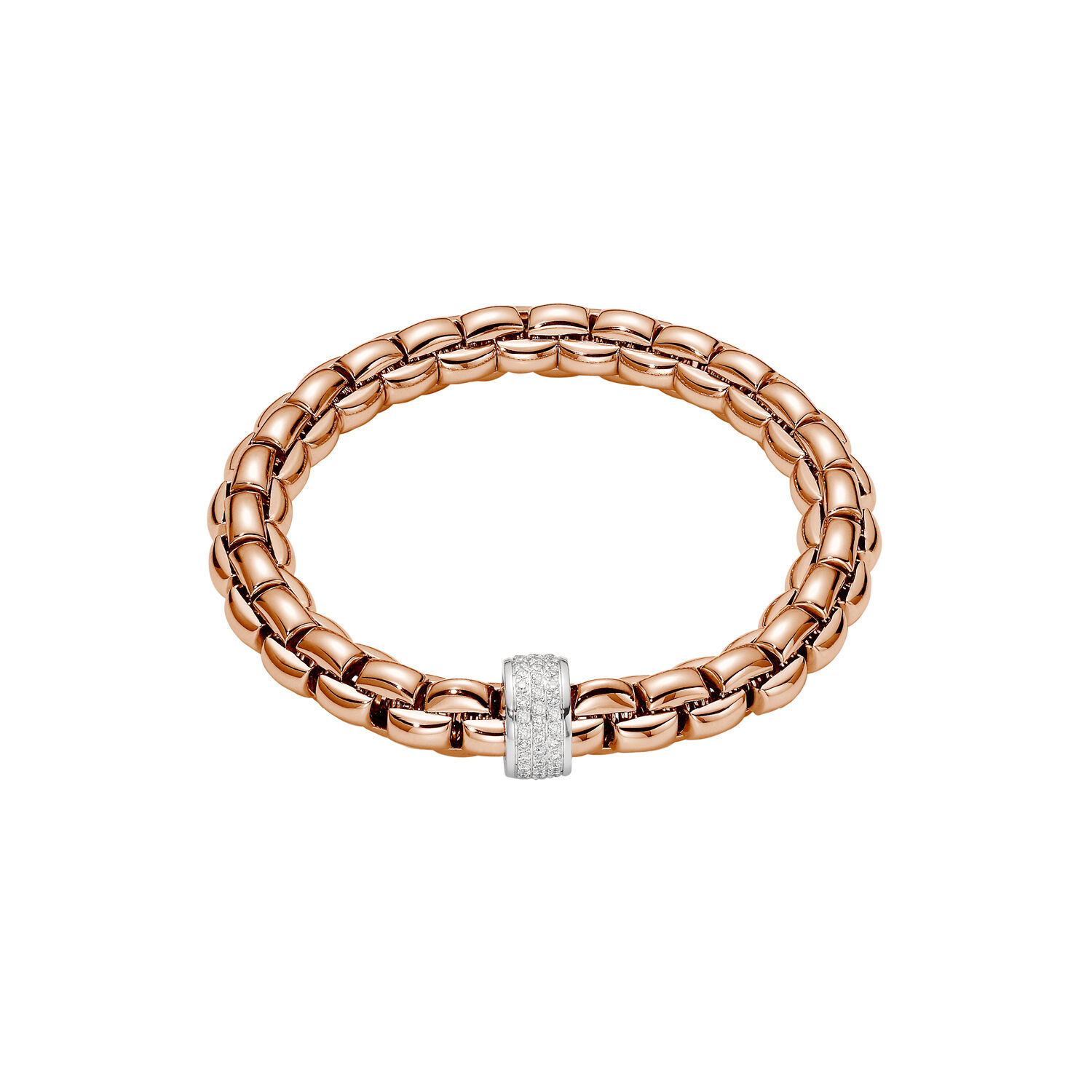 Fope rose on sale gold bracelet